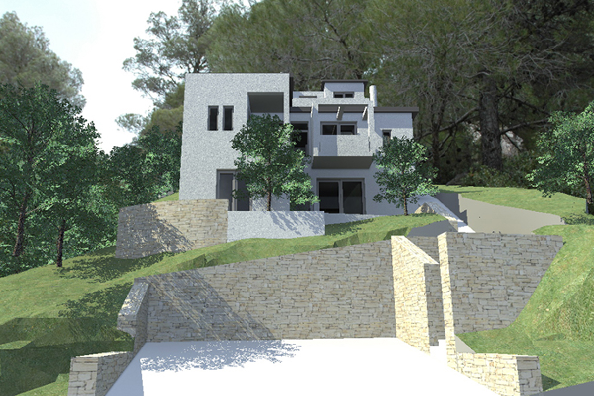 Residential Assembly in Thrakomakedones (2) - View 2 Stella Kordista ARB Registered Architect