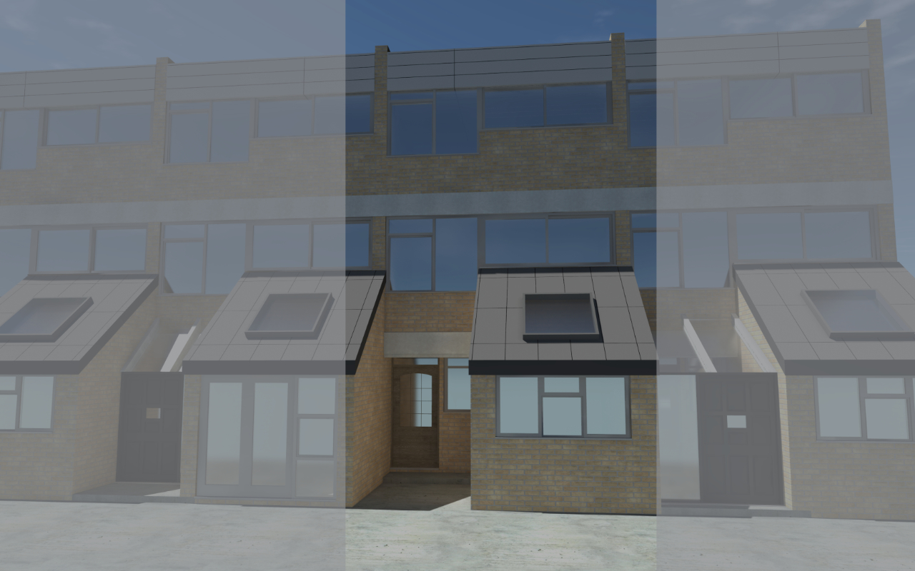 Residence at Streatham London Existing Front by Stella Kordista RIBA Architect Residence at Streatham London Existing Front by Stella Kordista RIBA Architect