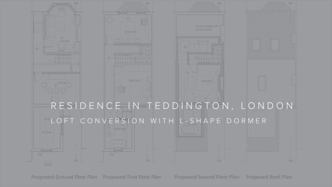 Residence in Teddington, London – Loft Convarsion with L-Shape Dormer – Designed by Stella Kordista RIBA & ARB Architect Residence in Teddington, London - Loft Convarsion with L-Shape Dormer - Designed by Stella Kordista RIBA & ARB Architect
